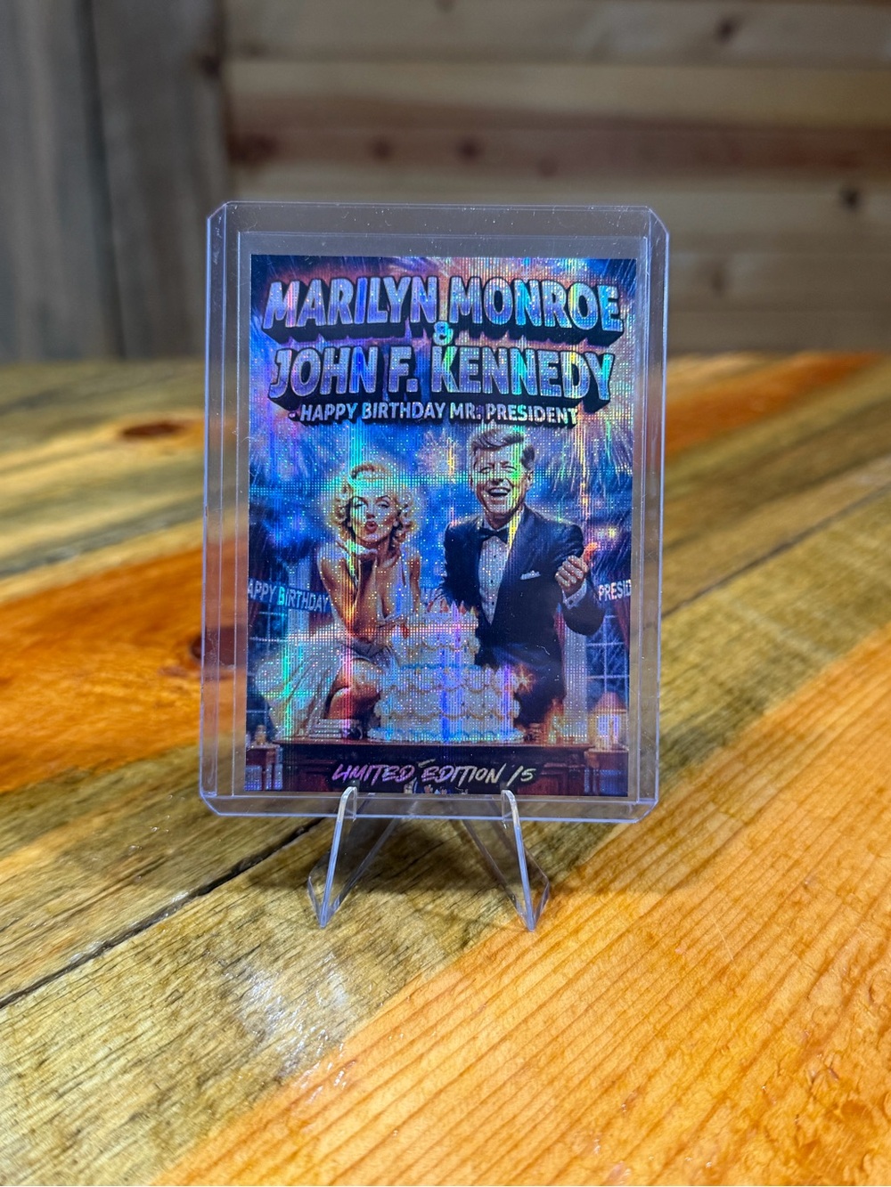 Marilyn Monroe/John F Kennedy Happy Birthday Mr President Card Limited Edition/5